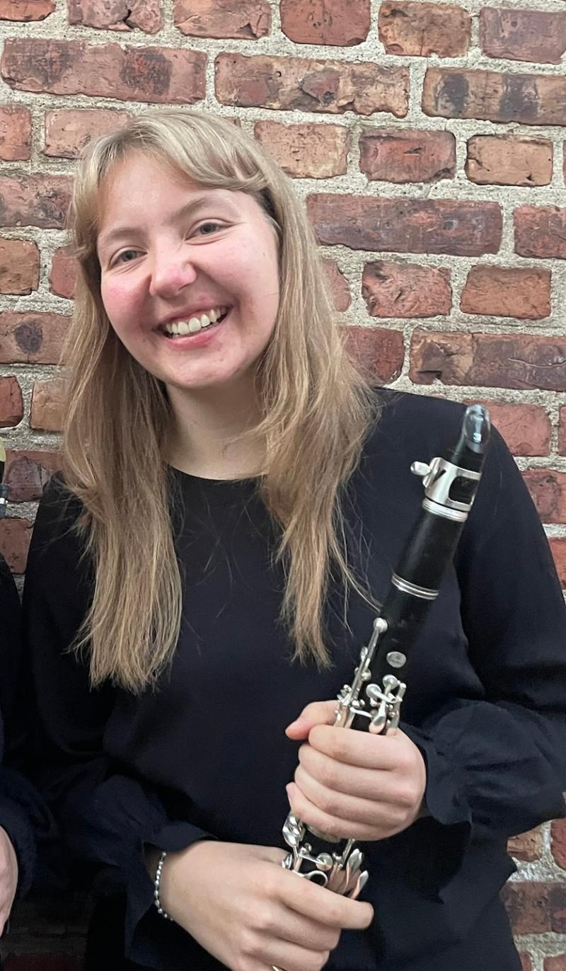 Bilde av Stine med klarinett